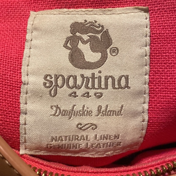 Spartina 449 Daufuskie Island Simple zip shoulder bag Salt Meadow print - Picture 9 of 14